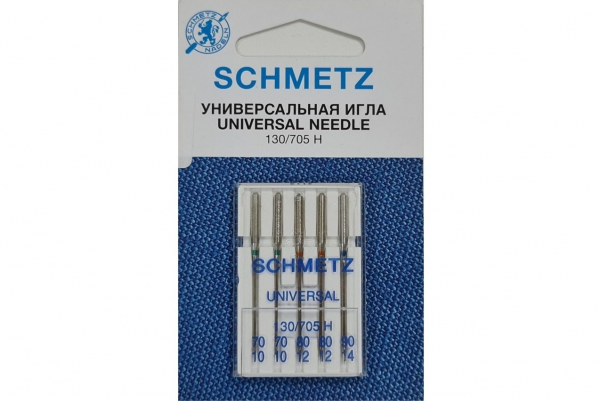 Иглы Schmetz универсальные (70x2, 80x2, 90x1), 5 шт в Балаково