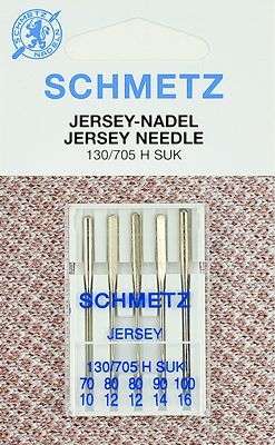 Иглы Schmetz джерси 130/705 H SUK (70x1, 80x2, 90x1, 100x1) 5 шт в Балаково